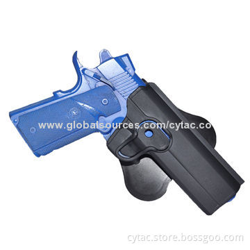 Tactical 1911 Pistol Holster with Paddle Platform in Black Color